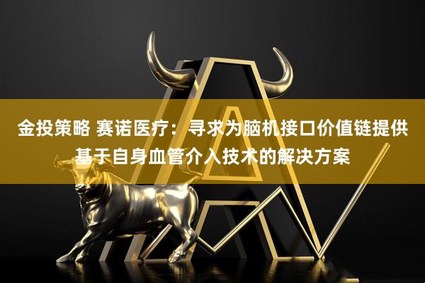 金投策略 赛诺医疗：寻求为脑机接口价值链提供基于自身血管介入技术的解决方案